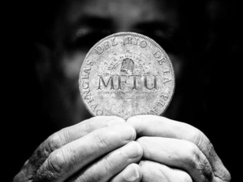 MFTU held in hand